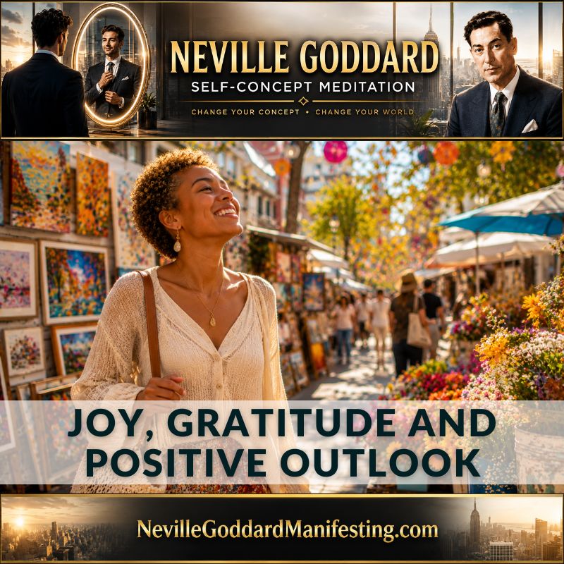 Neville Goddard Self-Concept Meditation: Joy, Gratitude and Positive Outlook thumbnail